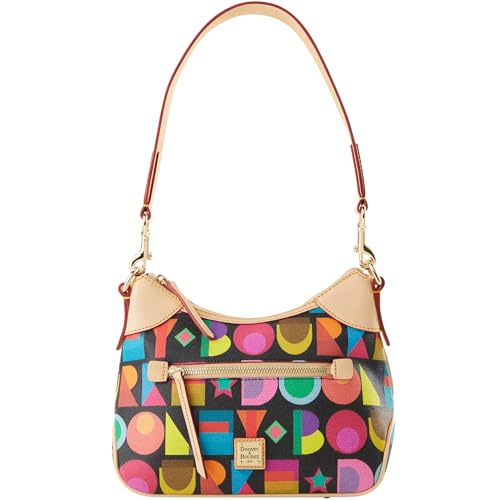 Dooney & Bourke Handbag, Art Deco Small Hobo Shoulder Bag