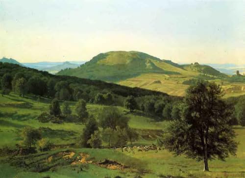 Peinture Albert Bierstadt Hill and Dale pour collectionneur exigeant