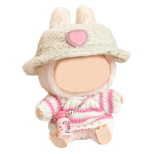 Puppenkleidung Set für 17cm Puppes, Bekleidung für Plüschtiere, Puppenkleid, Puppenhüte, Puppenzubehör 17cm, Puppenkleid...