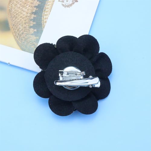 Rhinestone Rose Flower Brooch Lapel Pins for Women Her Fashion Crystal Camellia Flower Brooches Pin for Dress Accessories Jewelry Boutonniere Corsage Wedding Party Birthday Gift 70mm3