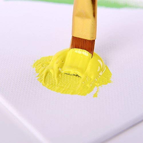 Eascan Art Painting Drawing and Sketch Accessories Medium Grain Artist's Painting Canvas Board Pack of 4 (5 x 7")" 2