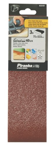 Black+Decker X33181-XJ - Set 3 bandas lija grano 40