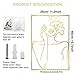 4 Pieces Gold Metal Wall Art Decor, Minimalist Abstract Woman Wall Art Line Drawing, Woman's Face Shape Metal Wall Art, Single Line Metal Wall Art, Home Hanging for Bedroom Bathroom Living Room