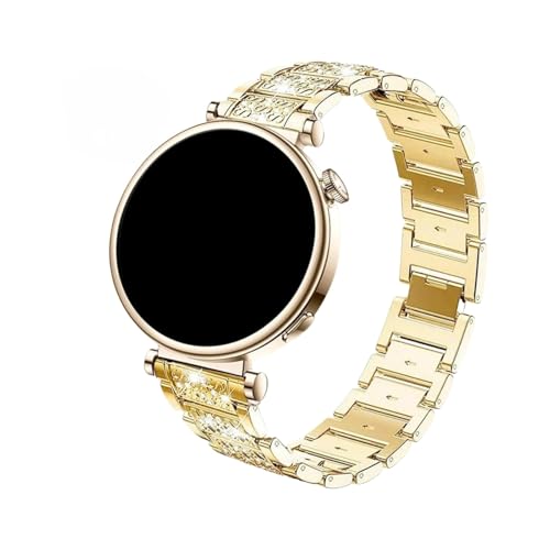 [PLYYQZM] Hua wei �ɍ��� GT 6 5 4 46mm 41mm ���^���o���h Watch5/4/4Pro GT6Pro GT5Pro GT4 GT3 GT2e�p �ɍ����t�@�b�V�����u���X���b�g ���f�B�[�X�X�g���b�v�ɓK�p(Gold,For