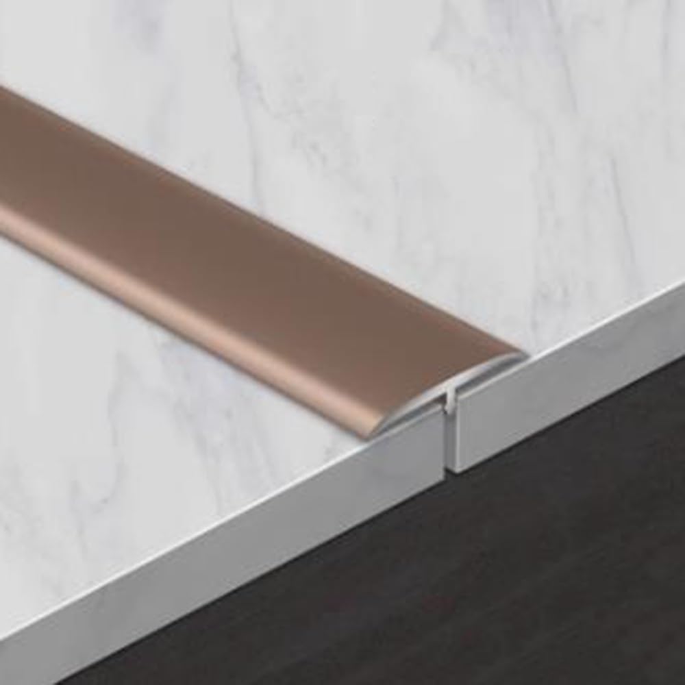 35.4" Floor Transition Strip T Molding Threshold Strip Gap Covering Aluminum for Joining Floor Gaps Carpet Tiles