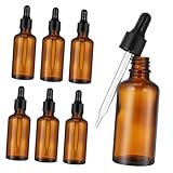 ERINGOGO 12 Stück Teiliges Braunglasflaschen mit Pipette Retro Ätherische Ölflaschen für Frauen...