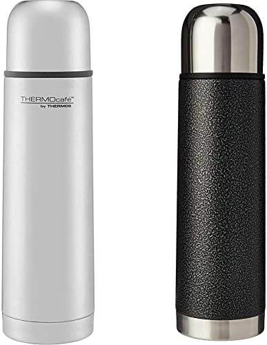 Thermos Thermocafe Stainless Steel Flask - Silver, 0.5 L