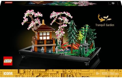 LEGO Icons Huzurlu Bahçe 10315 - Yetişkinler İçin Dekoratif, Koleksiyonluk ve Sergilenebilir Çiçek Modeli Yapım Seti (1363 Parça) - Görsel 3