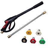 DUSICHIN DUS-422 High Pressure Power Washer Gun, 3600 PSI, 21 Inches Replacement Wand Lance