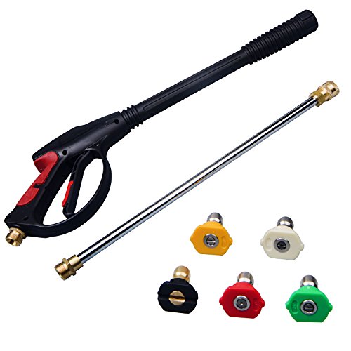 DUSICHIN DUS-422 High Pressure Power Washer Gun, 3600 PSI, 21 Inches Replacement Wand Lance