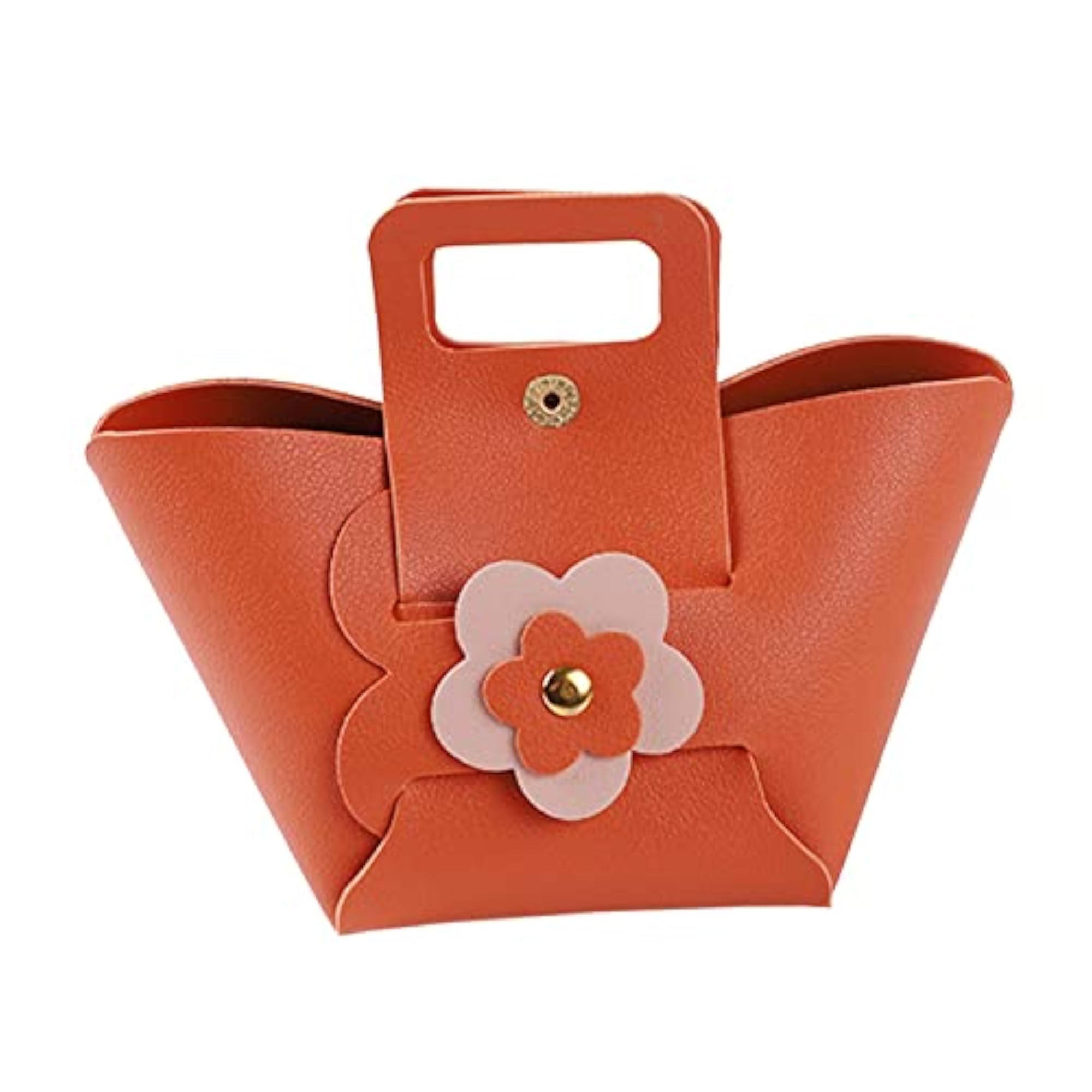 Gift Bags Handles Packaging Boxes Guests Birthday Party Orange