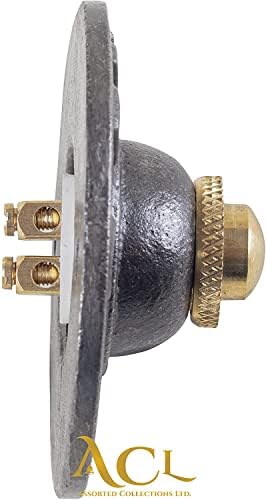 ACL Doorbell Push Button  Hardware  Electric Bell - Antique Style  Two Wired  Easy Installation (Round 60 mm)