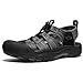 Produktbild KEEN Herren Newport H2-m Sandalen, Black Steel Grey, 39.5 EU