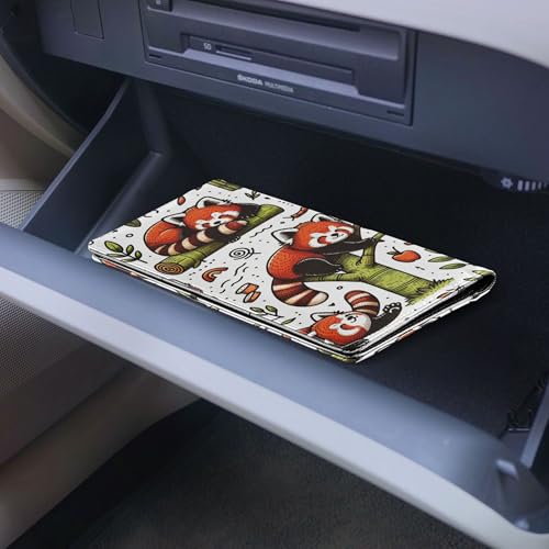 Organizador de auto de cuero sintético miniatura 6