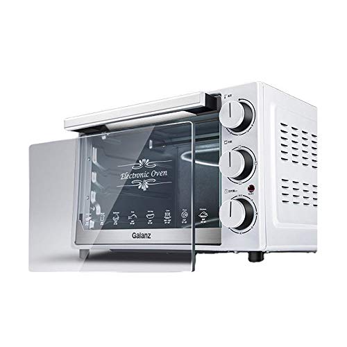 Mini Desktop Konvektion Elektrischen Pizzaofen, 32 Liter, 3-Schicht-Grill, Mit Auftauen Fermentation Backen Grill 4 Funktionen, Geeignet Für