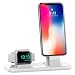 BEACOO Charging Stand for iWatch Series 4, 2 in 1 Charging Dock for iPhone Airpods Charging Station for iWatch 4/3/2/1/iPhone 11/11pro/Xs/XR/X/8/7 /6S(Not fit for iWatch 5 Charger)