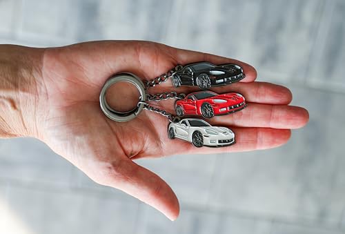Image of C6 Corvette Keychain - Vette Gifts for Men