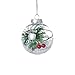 Produktbild Transparente Weihnachtskugel 86 mm Durchmesser Weihnachtsdeko Geschenke Durchsichtige Christbaumkugeln zum befüllen mit Aufhängeöse Snap-On Kunststoffkugeln für Dekoration Ornament Christbaumschmuck
