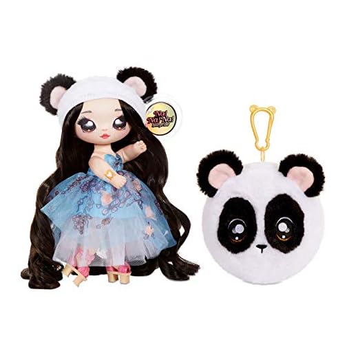 Na Na Na Surprise 2-i-1 modedocka och plyschväska - Samlarbar - Serie 4 - Juli Joyful