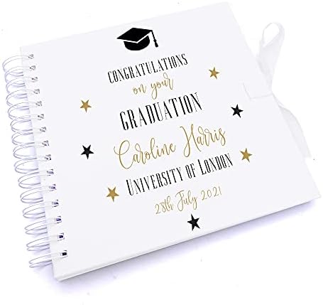 Personalised Congratulations On Your Graduation Scrapbook Photo Album
