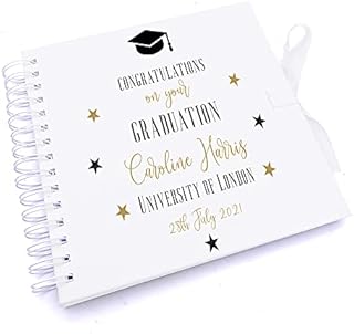 Personalised Congratulations On Your Graduation Scrapbook Photo Album