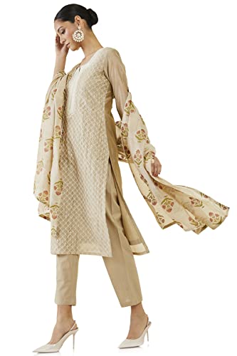 Image of Soch Women's Chanderi Chudidar Set
