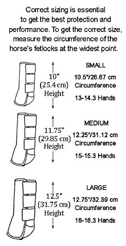 Tgw Riding Horse Sports Medicine Boots Horse Leg Wraps (Royal Blue, M) #TOP6