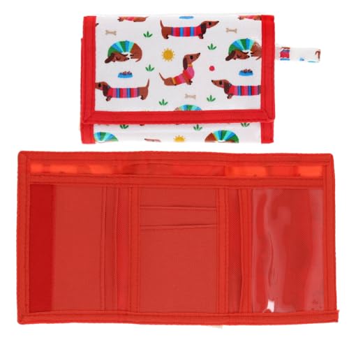 Rex London Kinder Geldbörse Sunny Sausage Dog Portemonnaie Dackel Geldbeutel 24,5x13,5cm