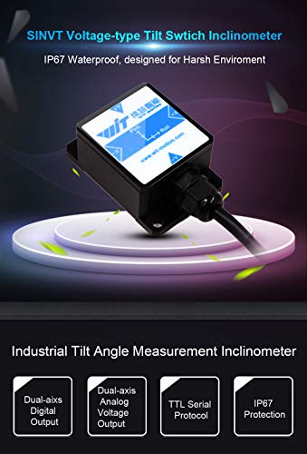 【Sinvt-232 Voltage-Output-Type Tilt Switch】High-Stability Dual-Axis Analog (0-5V Output, -90 Degrees) Security Inclinometer, Anti-Vibration Tilt Angle Sensor (Ip67) For Constructions Monitoring #TOP3