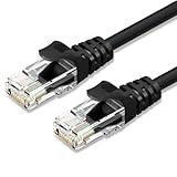 Compatibilité universelle : avec un connecteur RJ45 universel, le câble réseau est compatible avec les équipements CAT5, CAT5e, CAT6. Idéal pour ordinateur de bureau, ordinateur portable, ordinateur, Smart TV, imprimante, routeur, projecteur, box TV, commutateur, modem, tablettes, lecteur Steam, lecteur Blu-ray, consoles de jeux vidéo, appareil photo et autres appareils avec connecteur RJ45 standard