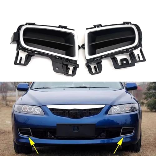 Cubierta luz antiniebla para Mazda 6 M6 2006-2010, marco protector de parachoques derecho 2
