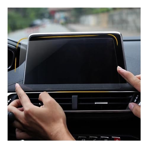 Film protecteur d'écran en verre trempé 8 pouces pour navigation Peugeot 4008
