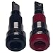 CESS Black and Red Banana Female Jack Socket - 4mm Banana Female Connector Panel/Chassis Mount Soldering Type (10 Pack)