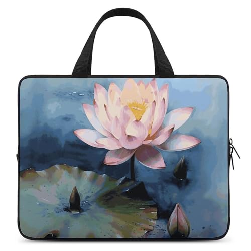 Housse pour ordinateur portable 15 pouces au design fleuri idéale pour le bureau