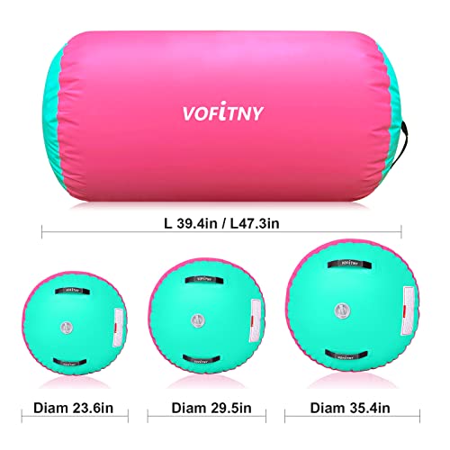 Vofitny All Purpose Gymnastics Mat 10Ft Sturdy Inflatable Tumble Track With Air Roller thumb #2