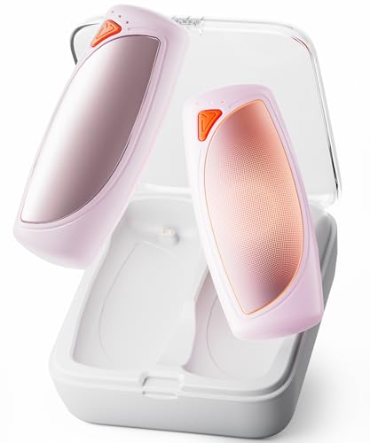 COTOP Scaldamani Ricaricabile 14000 mAh,2 pezzi Scalda Mani Tascabili con contenitore di ricarica,Scaldamani Elettrico Riutilizzabile,Calore con 4 Livelli Hand Warmer per Raynauds e all'Aperto