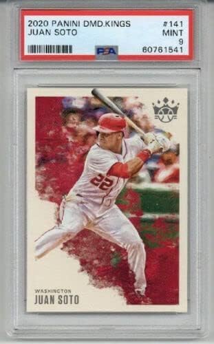 2020 PANINI DIAMOND KINGS #141 JUAN SOTO BASEBALL CARD PSA 9 SP LOW POP 1 RARE