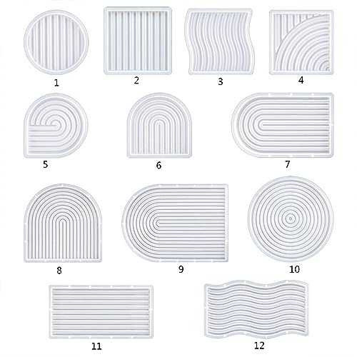 RAFGALDEX Moule en résine et Dessous de Verre en Silicone, de, D – vue 3