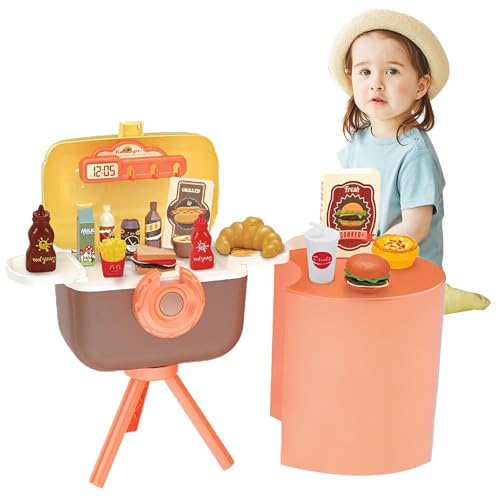 Juego de cocina, juego de cocina,Hignos de cocina de juguete de cocina en de cámara - La fiesta colorida favorece accesorios, fingir comida para cocinar para el Día de Acción de Gracias, cumpleaños, c