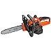 BLACK+DECKER 20V MAX Chain Saw Cordless Chainsaw, 10-Inch Battery Chainsaw, Tool Only, for Wood Cutting and Tree Pruning, Includes Guide Bar Scabbard (LCS1020B)