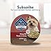 Blue Buffalo Delights Small Breed Natural Wet Dog Food, Prime Rib Flavor in Gravy, 3.5-oz Cups, 12 Count