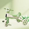 3-in-1 Kids' Balance Bike,Baby Trike with Music,Tricycles for Toddlers with Handle,Sit and Ride Toys for 2-6 Year Olds Girl & Boy Indoor & Outdoor,Develops Confidence & Motor Skills,Green #4