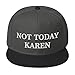 Not Today Karen Hat (Embroidered Wool Blend Snapback Cap)