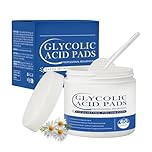 Glycolic Acid Exfoliating Pads with 10% Glycolic + Salicylic Acid + Niacinamide – 60 Textured Facial Pads for Smoother-Looking Skin, Uneven Tone, Oil Control, and Pores (1PC) (1PC)