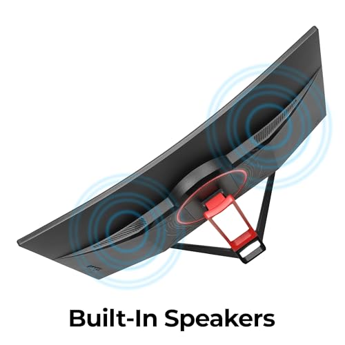 Image of ZEBRONICS S32A, 1800R Curved Gaming Monitor, 32 inch (80cm), 280 nits, 180Hz, WQHD, 2560x1440, FreeSync, 1ms MPRT, HDMI, DP, HDR10, Bezel Less, Built-in Speakers, Wall Mountable