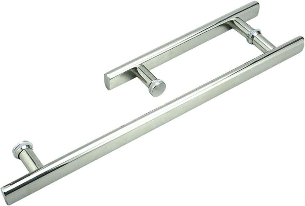 Poignée de porte de douche en verre solide avec finition moderne 385mm