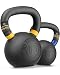 HQ Germany® Kettlebell Set 2,4,6,8kg [Pulverbeschichtung] - Gusseisen Kettlebell Set mit ±2% Gewichtstoleranz - Kugelhantel Gewicht, Hantel Gewichte, Kettle Bell, Kettlebells mit Pulverbeschichtung