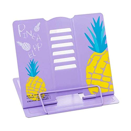 star work standard portable adjustable metal reading book stand holder lift for kids (random color)