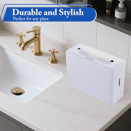 Image of Pollock Paper Towel Holder Dispenser Countertop Commercial,White-S