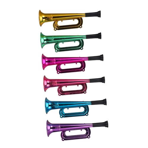 ZUNOXAZ 12 piezas Trompetas de Juguete de Plástico para Instrumentos Musicales para Fiesta y Animación de Eventos